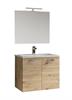 Mobile Bagno Sospeso 2 Ante Specchio Cm L62 xH190 P47 QUNA