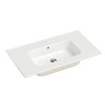 Lavabo Ceramica Tutto Piano cm 80  Bianco Savini