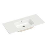 Lavabo Ceramica Tutto Piano cm 100 Bianco Savini