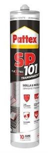 Silicone SP101 Sigillante Elastico Adesivo Flextec Trasp. 280 Pattex