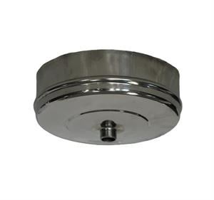 Tappo Raccolta Condenza Doppia Parete Ac.Inox Aisi 316L304 D. 80/130