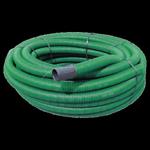 Tubo in HDPE Corrugato Fessurato Drenaggio Verde 75 x int.62 Rt.50 m