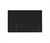 Placca Plain Dual Nero Soft Touch Doppio Pulsante per Oli74 Plus