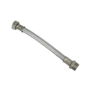 Flessibile Trecciato Acciaio Inox MF per Cannette D.10x3/8 Cm 50