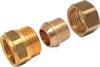 Raccordo in Bronzo a Saldare Giunto 3Pz Femmina C/Bocchet.D.1/2x12