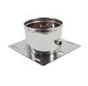 Piastra Base Acciaio Inox Aisi 304 Monoparete S/Guarnizione D.140