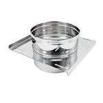 Piastra Intermedia Acciaio Inox Aisi 304 Monoparete S/Guarniz. D.100