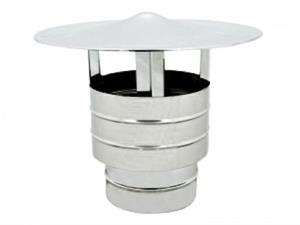 Cappello Cinese Antivento/Antipioggia Acciaio Inox Aisi304 S/G.D. 80